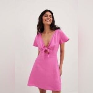 Romeo and Juliet Pink Short Sleeve Mini Dress or Beach Coverup size XS